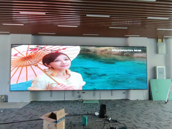 安国P1.53led小间距屏安装案例